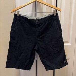 Deep Navy Cotton Chino Shorts, size 32